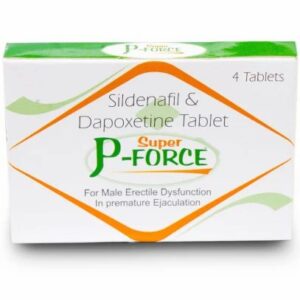 Super P Force Sildenafilo 100 mg & Dapoxetina HCL 60 mg doble efecto