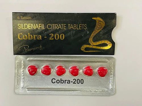 SILDENAFIL CITRATE TABLETS Cobra 200 mg